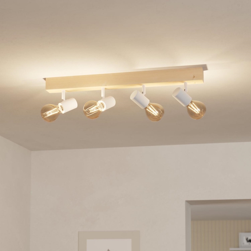 Eglo - Φωτιστικό σποτ TOWNSHEND 4xE27/60W/230V - FSC πιστοποιημένο