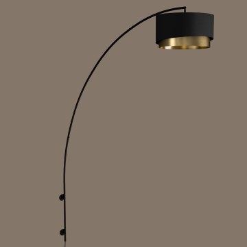 Eglo - Φωτιστικό τοίχου 1xE27/40W/230V μαύρο/χρυσό