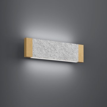 Eglo - Φωτιστικό τοίχου LED 2xLED/5,4W/230V 3000K καφέ/γκρι