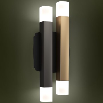 Eglo - Φωτιστικό τοίχου LED 4xLED/3,3W/230V 3000K ανθρακί/χρυσό