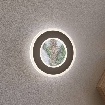 Eglo - Φωτιστικό τοίχου LED LED/12W/230V 4000K μαύρο