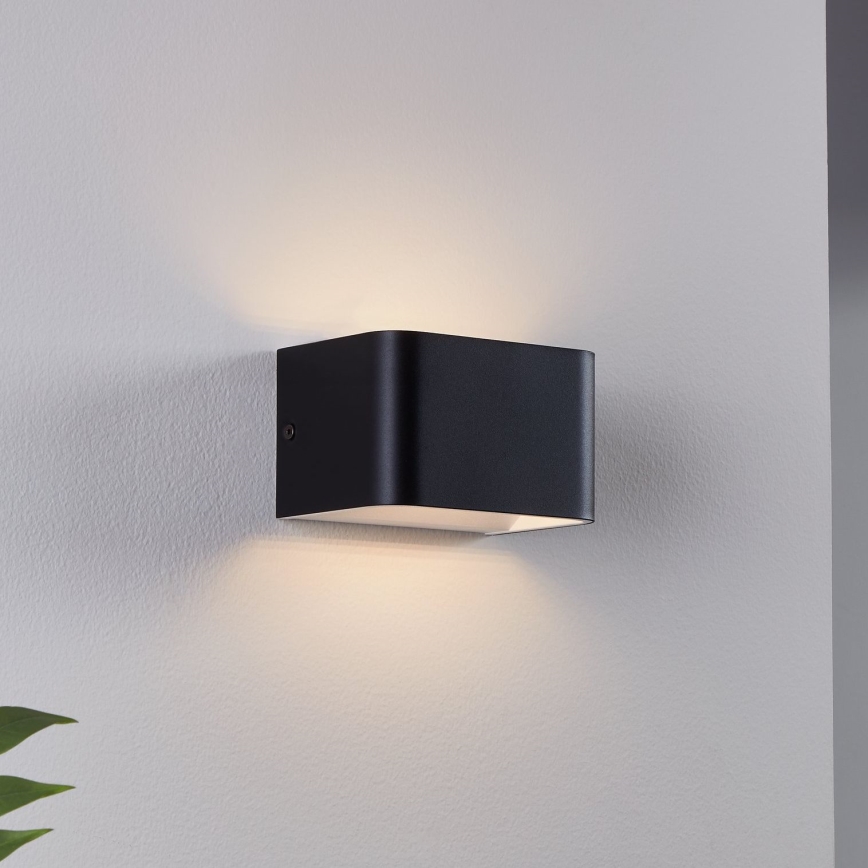 Eglo - Φωτιστικό τοίχου LED LED/6W/230V 3000K μαύρο