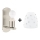 Eglo - Φωτιστικό τοίχου LED MY CHOICE 1xE14/4W/230V ματ χρώμιο/λευκό