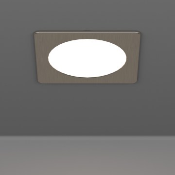 Eglo - Χωνευτό φωτιστικό LED/6,3W/230V 2700/4000/6500K 11,9x11,9 cm ματ χρώμιο