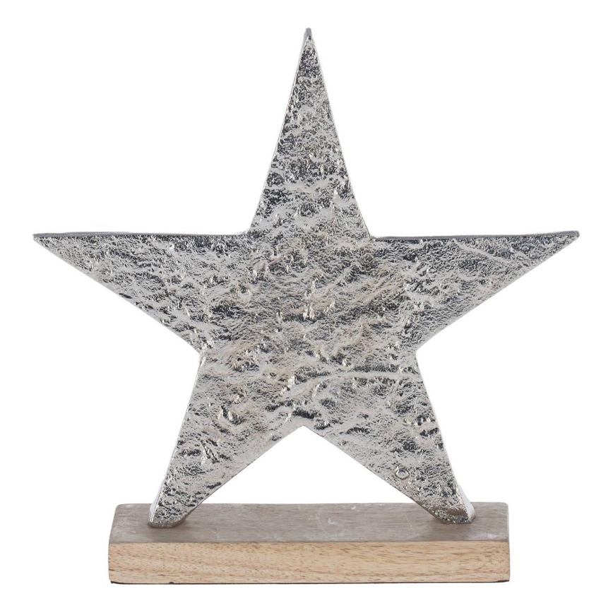 Eglo - Χριστουγεννιάτικo διακοσμητικό 21x20,5 cm αστέρι/ασημί