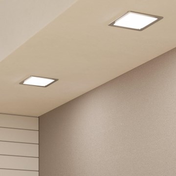Eglo - Χωνευτό LED φωτιστικό οροφής LED/10,5W/230V 16,6x16,6 cm