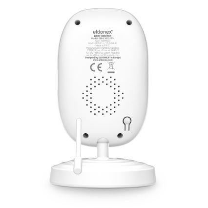 ELDONEX EBM-1010-WH - Παιδικό μόνιτορ με οθόνη 5V/2000 mAh
