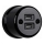 Elhard - Κεραμική ρετρό πρίζα 2x USB-A, μαύρη