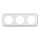 Elhard - Κεραμικό ρετρό τριπλό πλαίσιο λευκό