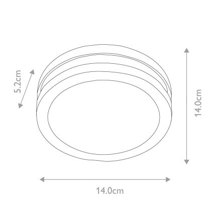 Elstead - Εξωτερικό Επιτοίχιο Φωτιστικό LED ANO 1xGX53/9W/230V IP54