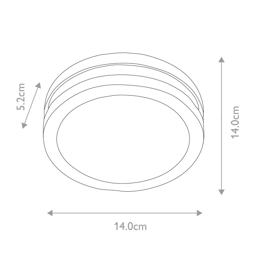 Elstead - Εξωτερικό Επιτοίχιο Φωτιστικό LED ANO 1xGX53/9W/230V IP54