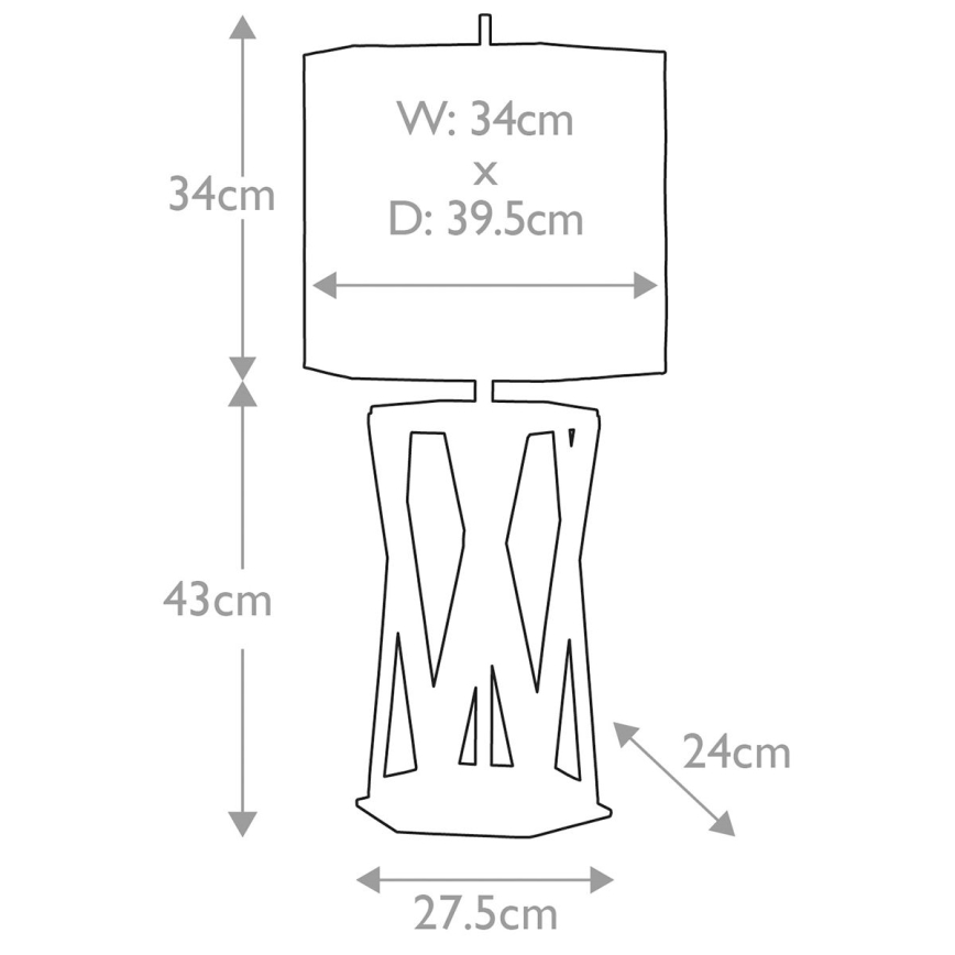 Elstead - Eπιτραπέζιο φωτιστικό APOLLO 1xE27/60W/230V χρυσό/λευκό