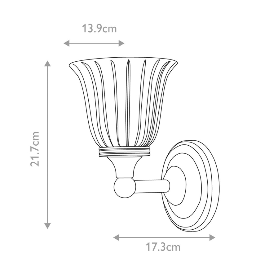 Elstead - Φωτιστικό τοίχου μπάνιου LED AUSTEN 1xG9/3W/230V 3000K IP44