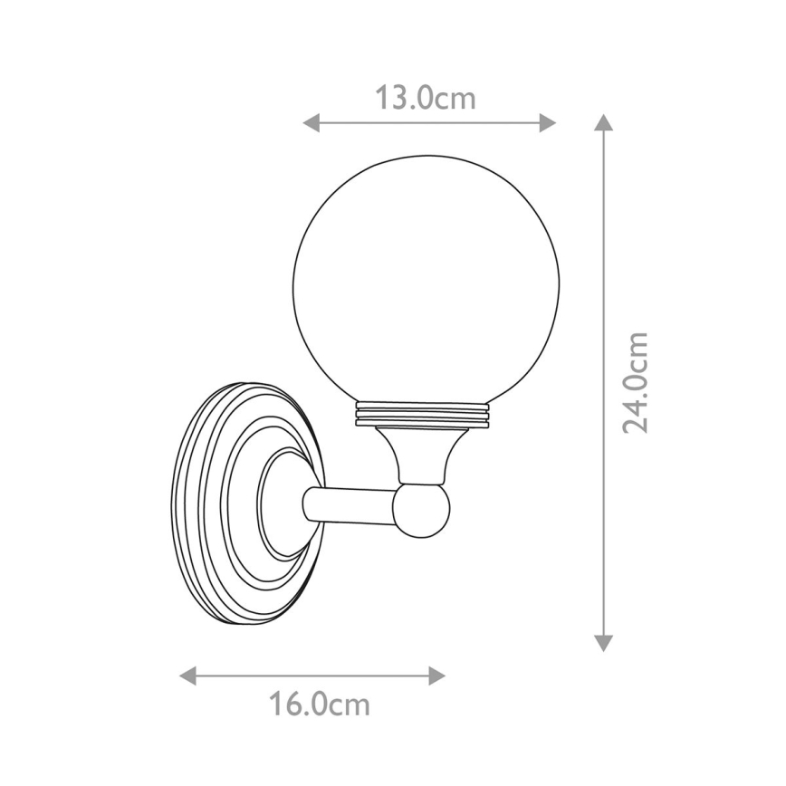 Elstead - Φωτιστικό τοίχου μπάνιου LED AUSTEN 1xG9/3W/230V IP44