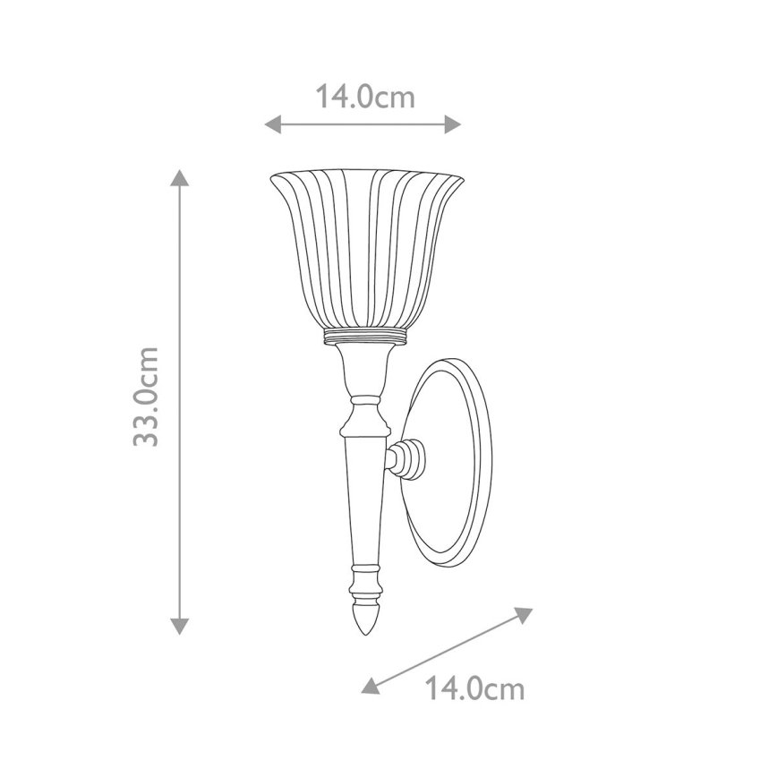 Elstead - Φωτιστικό τοίχου μπάνιου LED DRYDEN 1xG9/3W/230V IP44