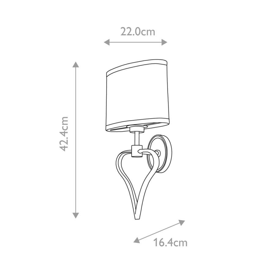Elstead - Φωτιστικό τοίχου μπάνιου LED FALMOUTH 1xG9/3W/230V + LED/1W IP44