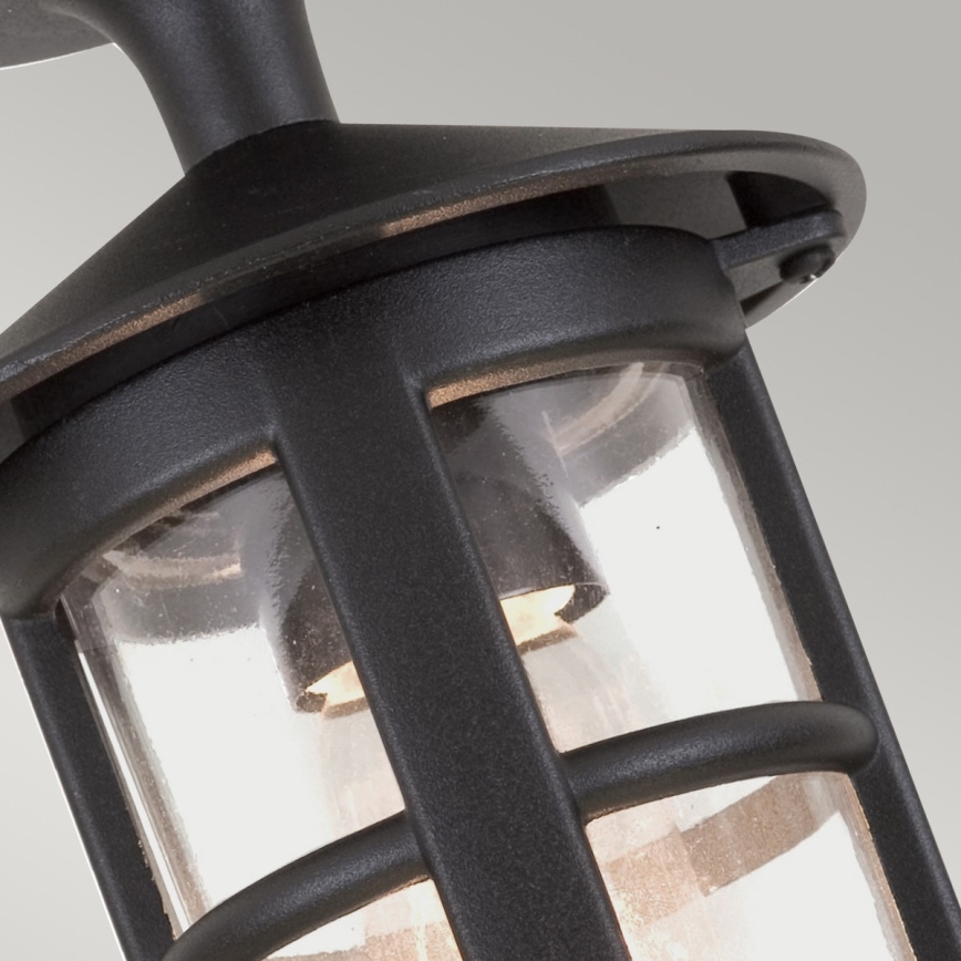 Elstead BL21A-BLACK - Εξωτερικό φωτιστικό οροφής σταθερό HEREFORD 1xE27/100W/230V IP43
