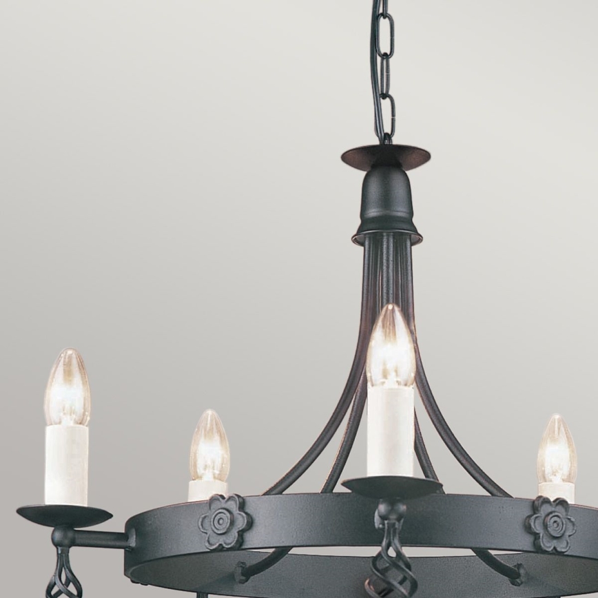 Elstead - Κρεμαστό φωτιστικό οροφής BELFRY 5xE14/60W/230V