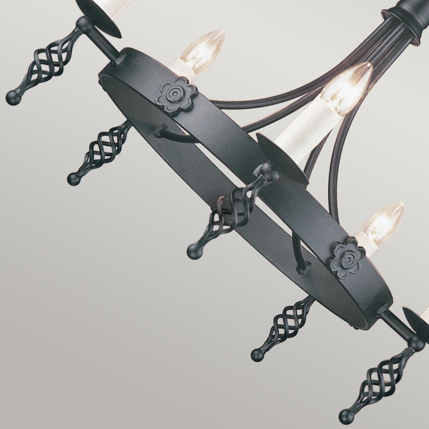 Elstead - Κρεμαστό φωτιστικό οροφής BELFRY 5xE14/60W/230V