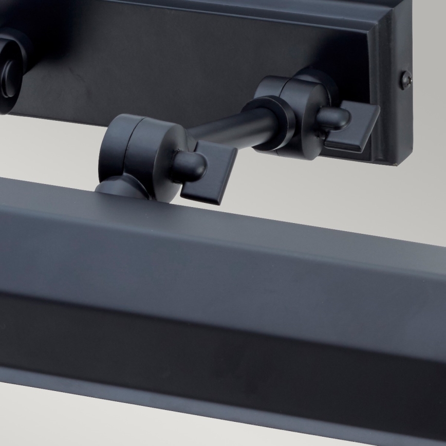 Elstead CHAWTON-PLM-BLK - Φωτιστικό πίνακα CHAWTON 2xE14/40W/230V μαύρο