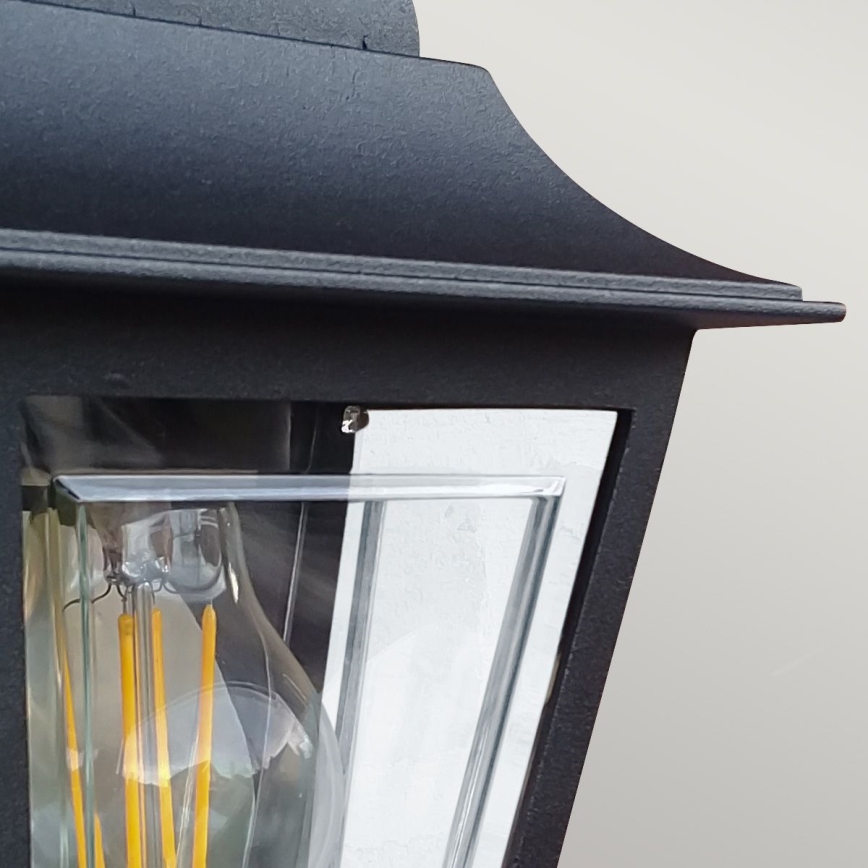 Elstead - Εξωτερικό επιτοίχιο φωτιστικό DECO LANE 1xE27/60W/230V IP44 μαύρο