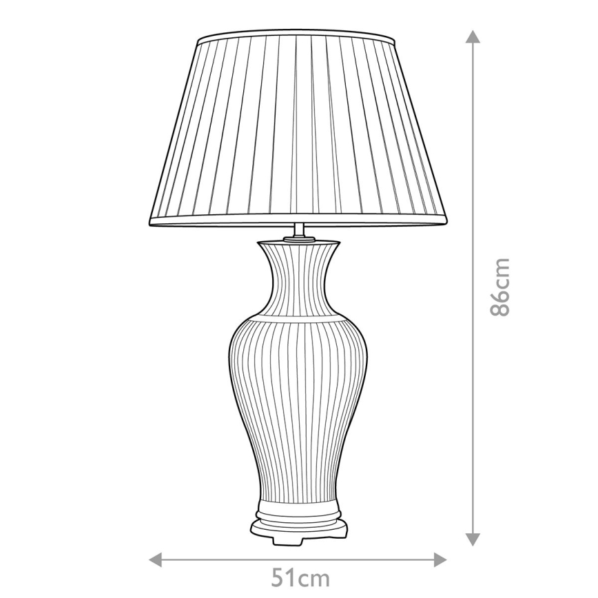 Elstead - Eπιτραπέζιο φωτιστικό DALIAN 1xE27/60W/230V