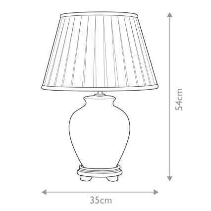 Elstead - Eπιτραπέζιο φωτιστικό LINYI 1xE27/60W/230V