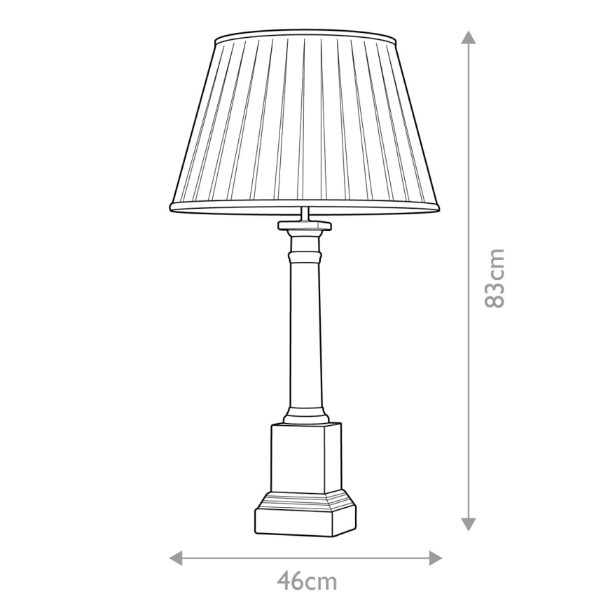 Elstead - Eπιτραπέζιο φωτιστικό LOUVIERS 1xE27/60W/230V