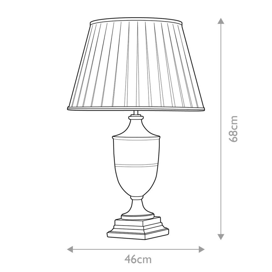 Elstead - Eπιτραπέζιο φωτιστικό NARBONNE 1xE27/60W/230V
