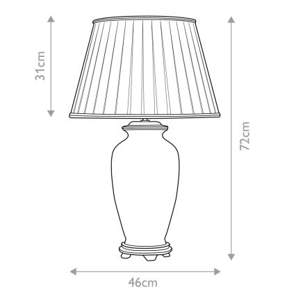 Elstead - Eπιτραπέζιο φωτιστικό PING 1xE27/60W/230V