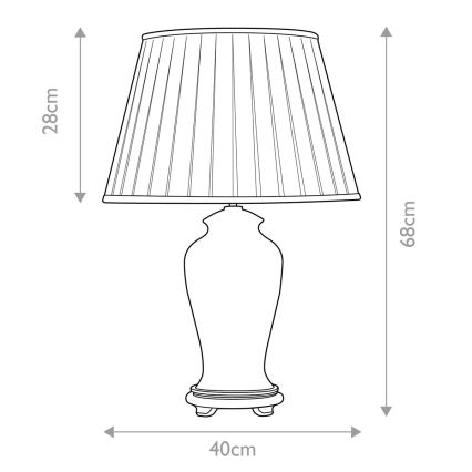 Elstead - Eπιτραπέζιο φωτιστικό SASHI 1xE27/60W/230V
