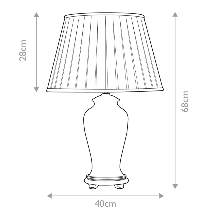 Elstead - Eπιτραπέζιο φωτιστικό SASHI 1xE27/60W/230V