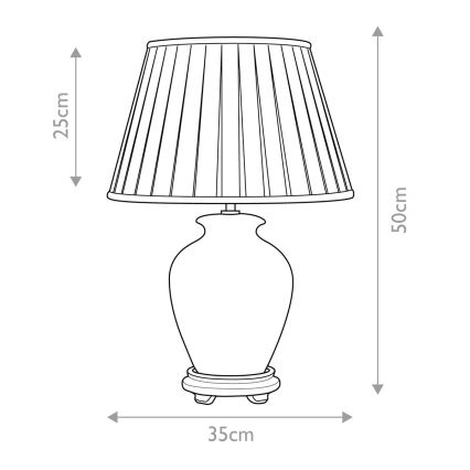 Elstead - Eπιτραπέζιο φωτιστικό SOLING 1xE27/60W/230V