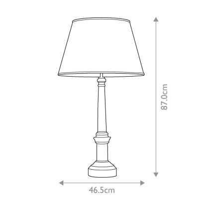 Elstead - Eπιτραπέζιο φωτιστικό STRASBOURG 1xE27/60W/230V