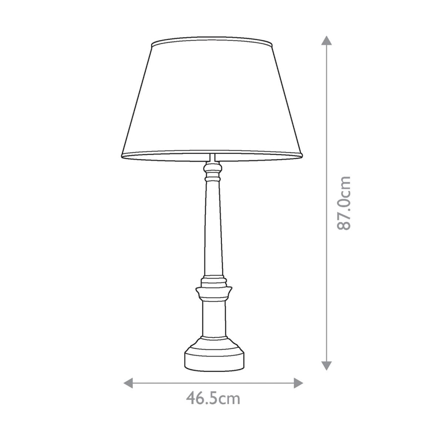 Elstead - Eπιτραπέζιο φωτιστικό STRASBOURG 1xE27/60W/230V