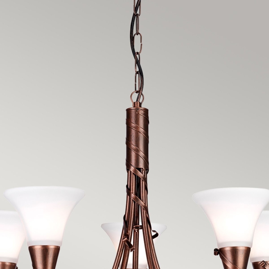 Elstead - Κρεμαστό φωτιστικό οροφής EMILY 5xE14/40W/230V