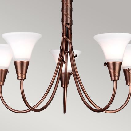 Elstead - Κρεμαστό φωτιστικό οροφής EMILY 5xE14/40W/230V