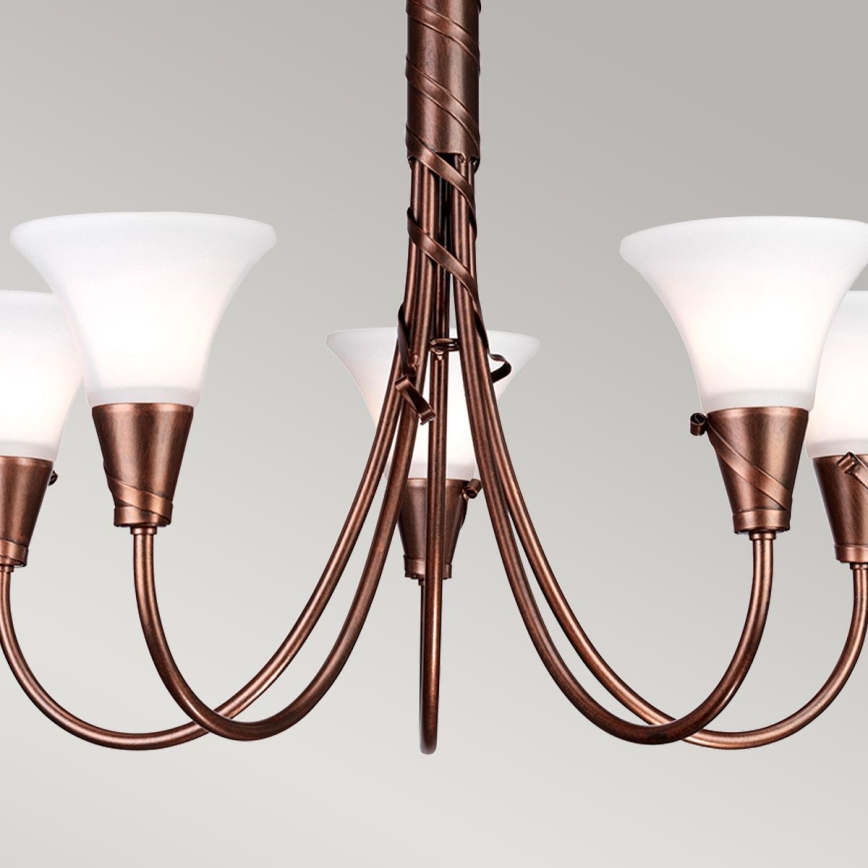 Elstead - Κρεμαστό φωτιστικό οροφής EMILY 5xE14/40W/230V
