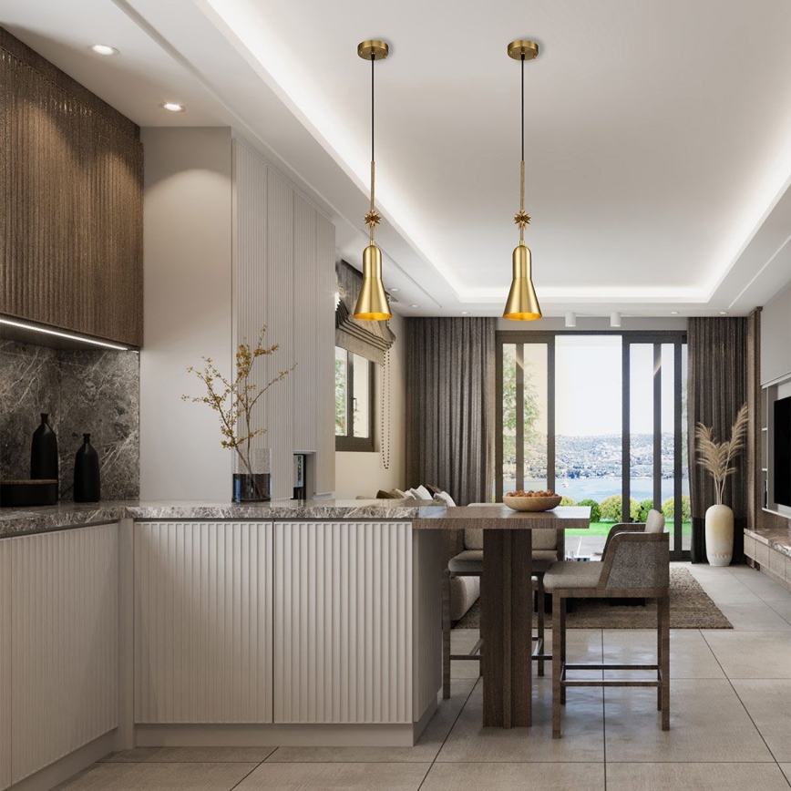 Elstead - Κρεμαστό φωτιστικό οροφής ETOILE 1xE27/60W/230V
