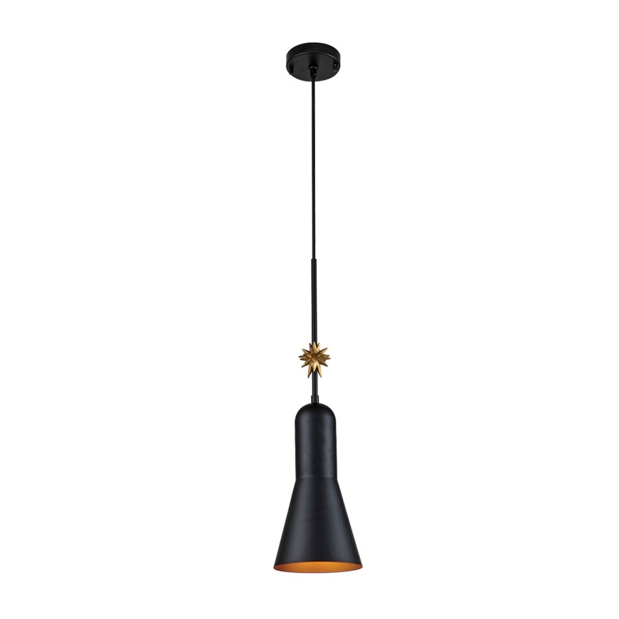 Elstead - Κρεμαστό φωτιστικό οροφής ETOILE 1xE27/60W/230V διάμετρος 17,8 cm μαύρο