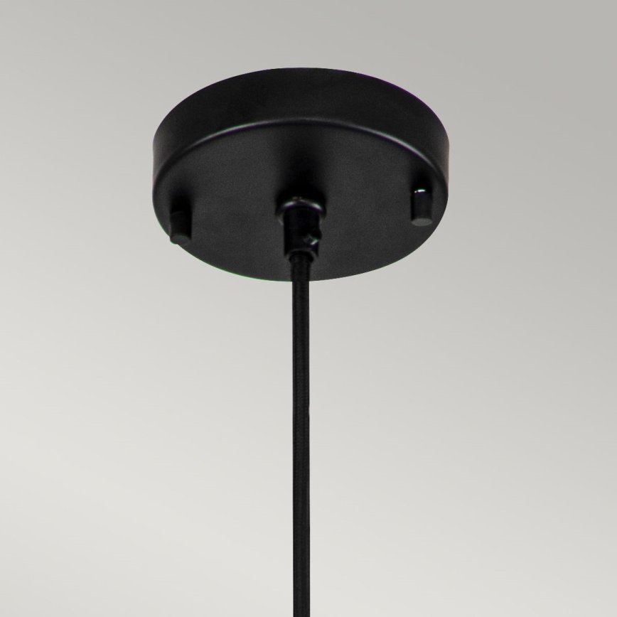 Elstead - Κρεμαστό φωτιστικό οροφής ETOILE 1xE27/60W/230V διάμετρος 17,8 cm μαύρο
