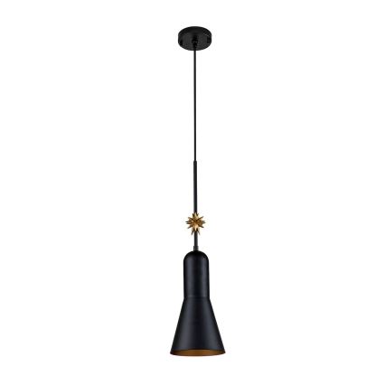 Elstead - Κρεμαστό φωτιστικό οροφής ETOILE 1xE27/60W/230V διάμετρος 17,8 cm μαύρο