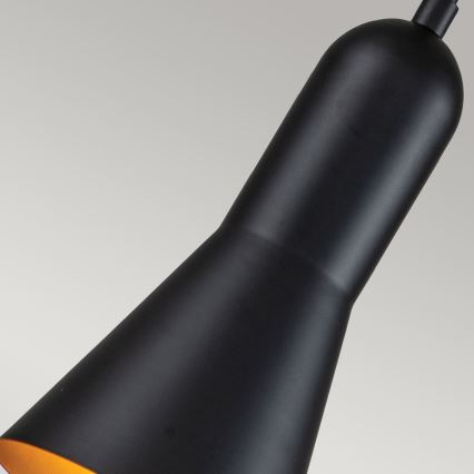 Elstead - Κρεμαστό φωτιστικό οροφής ETOILE 1xE27/60W/230V διάμετρος 13,3 cm μαύρο