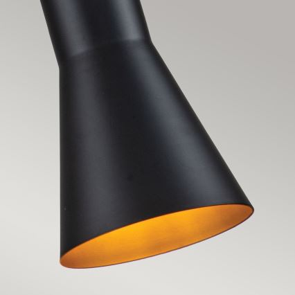 Elstead - Κρεμαστό φωτιστικό οροφής ETOILE 1xE27/60W/230V διάμετρος 13,3 cm μαύρο
