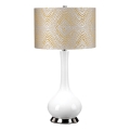 Elstead - Eπιτραπέζιο φωτιστικό MILO 1xE27/60W/230V γκρι/χρυσό