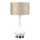 Elstead - Eπιτραπέζιο φωτιστικό MILO 1xE27/60W/230V γκρι/χρυσό
