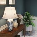 Elstead - Eπιτραπέζιο φωτιστικό ΜΠΛΕ TRADITIONAL 1xE27/60W/230V