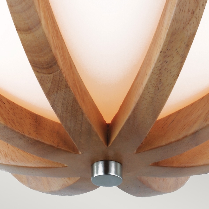 Elstead FE-ALLIER-F-LW - Φωτιστικό οροφής ALLIER 2xE27/60W/230V δρυς