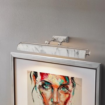 Elstead -Φωτιστικό πίνακα WINCHFIELD 4xE14/40W/230V μάρμαρο