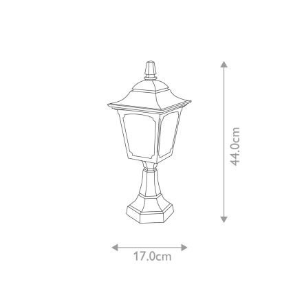 Elstead - Φωτιστικό εξωτερικού χώρου CHAPEL 1xE27/100W/230V IP44
